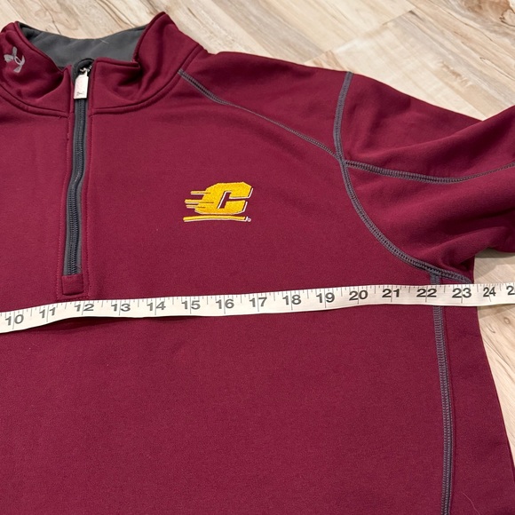 Central Michigan Chippewas Under Armour Quarter-Zip Pullover Jacket Medium - Picture 8 of 8